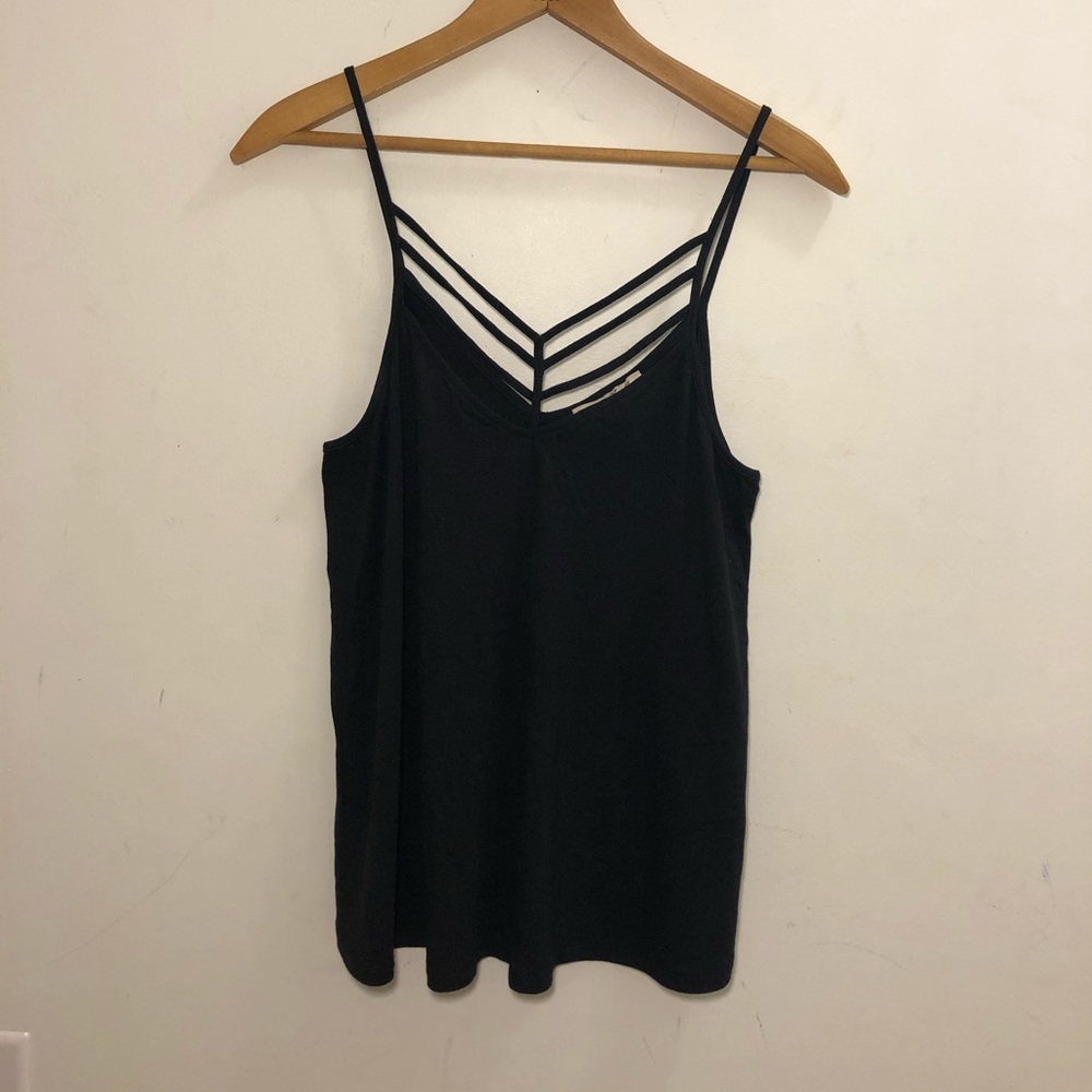 Express Strappy Front Flowy Tank